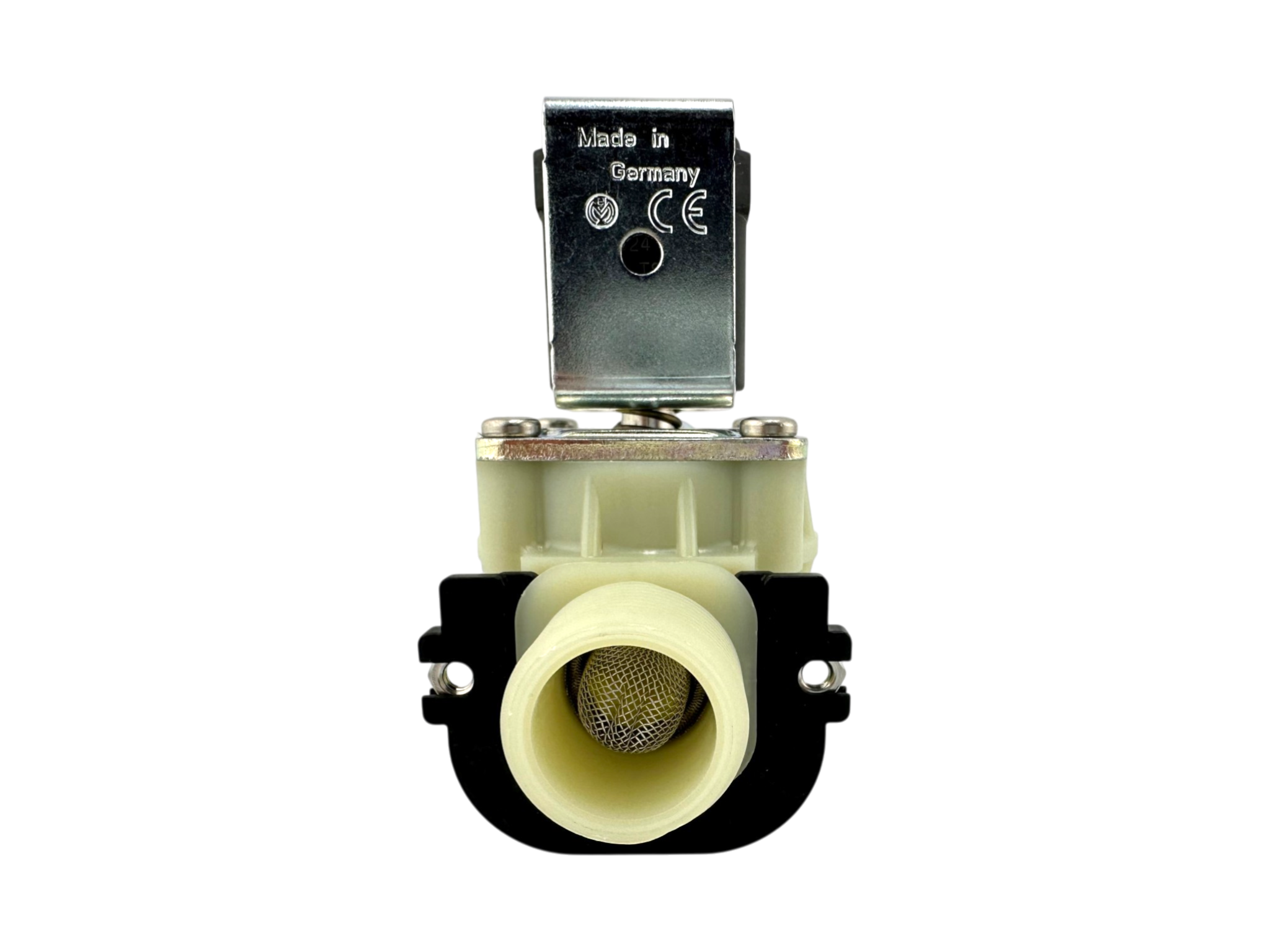 Magnetventil, 110 V, Ø 17 mm Durchlauf, Anschlussgewinde 3/4" Ø 21,5mm Stutzen