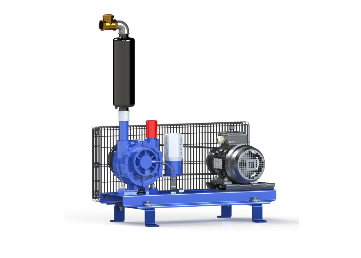 Vakuumpumpe GPV 1000 auf Konsole komplett, 1000 Liter/min, 3 Kw / 4 PS