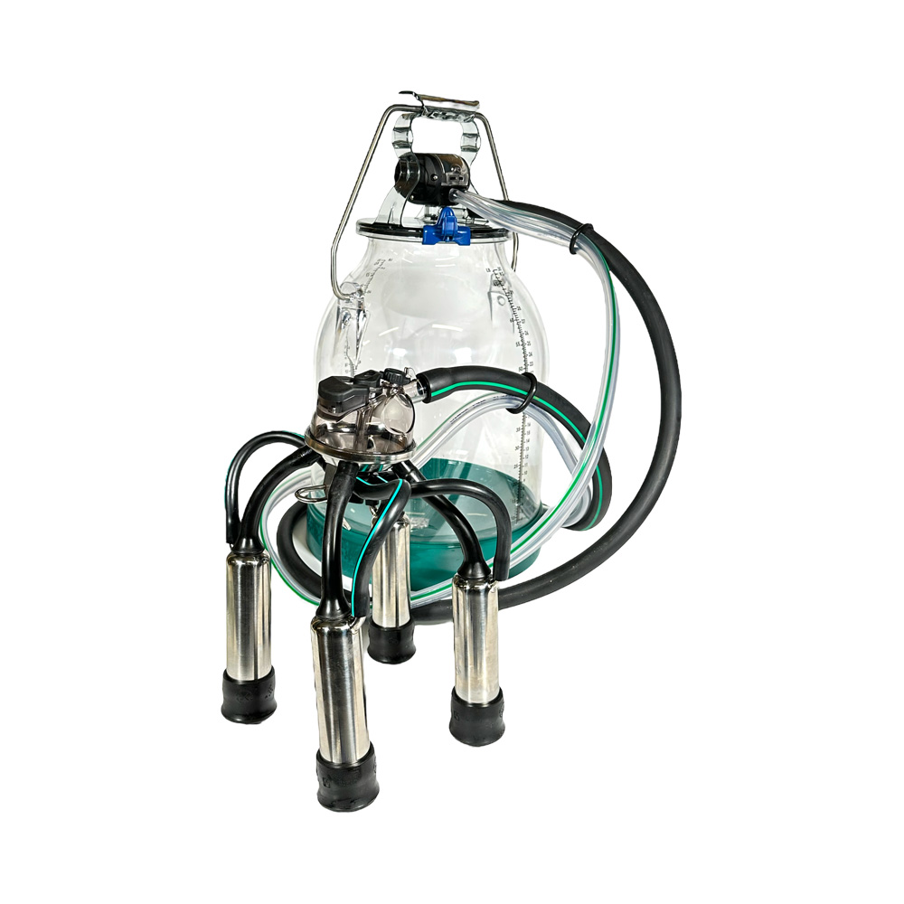 Melkeimer, Kunststoff, komplett, Modell Westfalia, grün