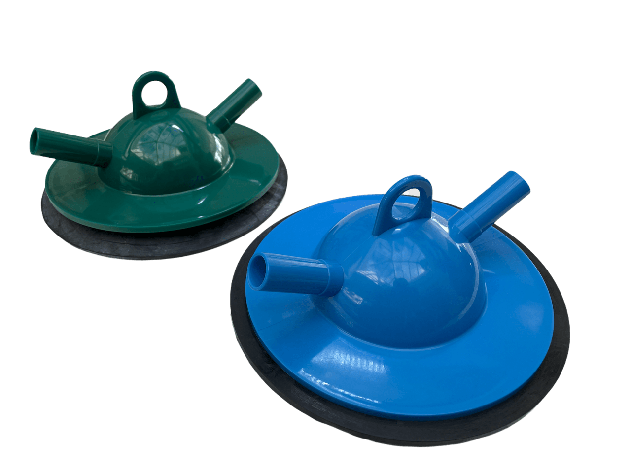 Kontrollmelkdeckel, blau, mit Ausgang 16 x 20 mm , inklusive Dichtungsring 11111.