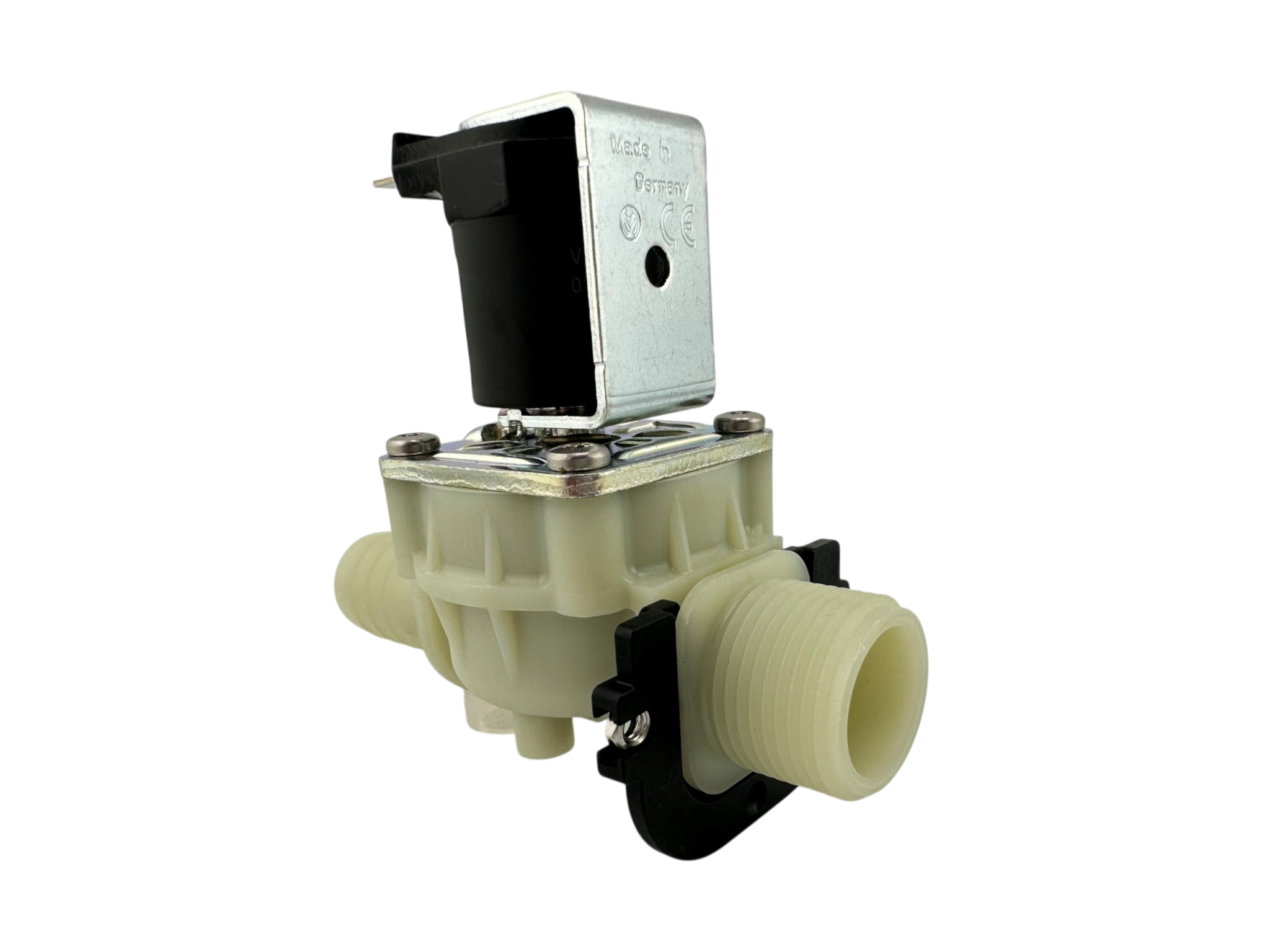 Magnetventil, 110 V, Ø 17 mm Durchlauf, Anschlussgewinde 3/4" Ø 21,5mm Stutzen