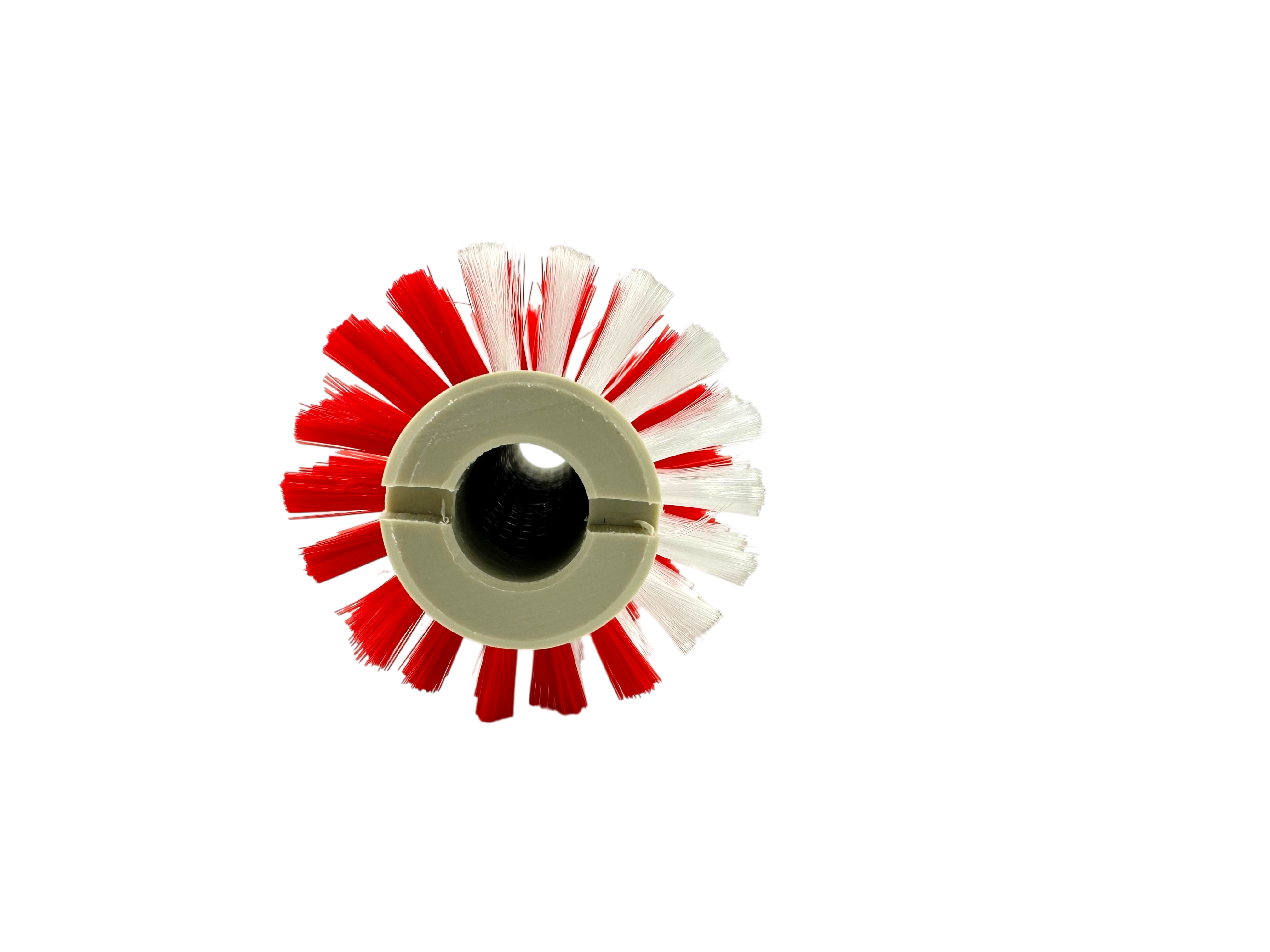 Reinigungsbürste PE rot/weiß, passend für Lely A2 (Set 2 Stk.)