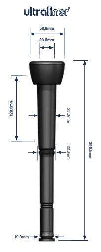 Zitzengummi Milkrite DL036U für DeLaval 96003682 (4x 960036-01)