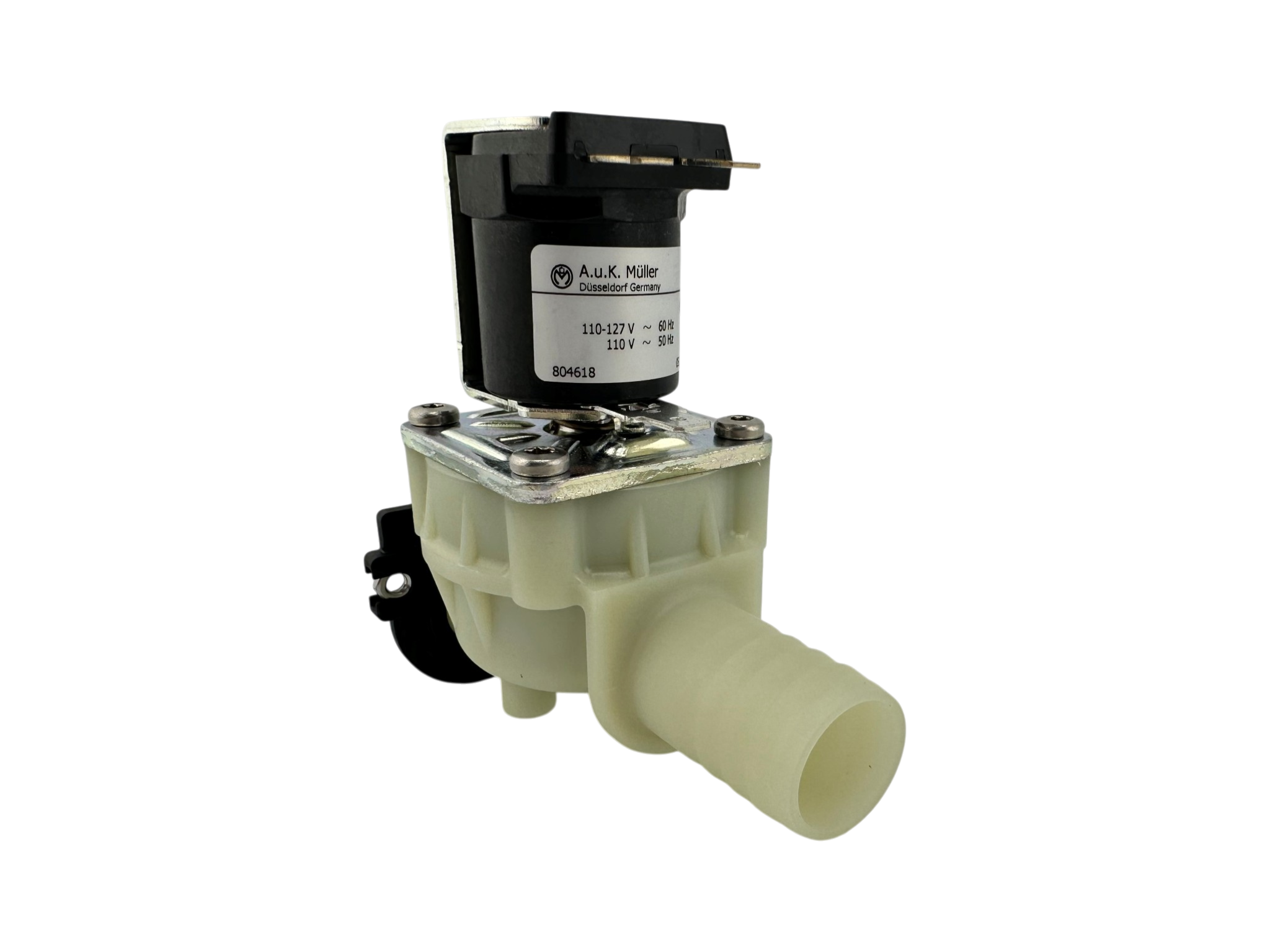 Magnetventil, 110 V, Ø 17 mm Durchlauf, Anschlussgewinde 3/4" Ø 21,5mm Stutzen