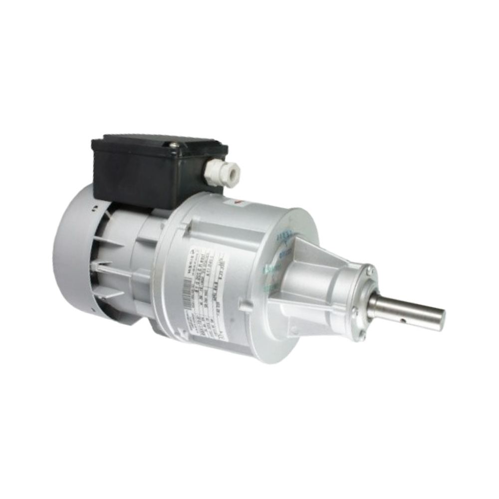 Rührwerksmotor R3225D1B,  230 - 400 V, 32 U/Min. ,Welle Ø 15 mm Länge 45 mm , 25 mm vom Wellenende bis Bohrungsmitte  Ø 3,5 mm
