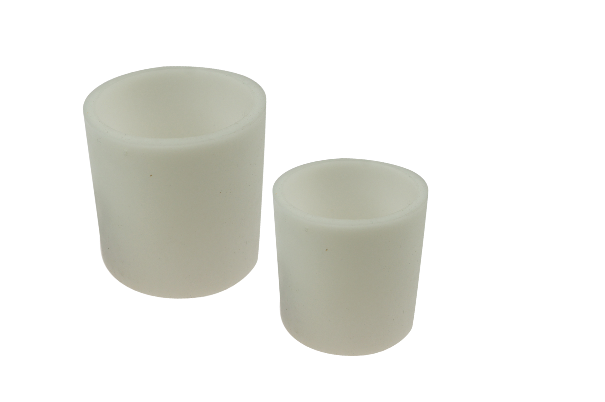 Silikon Muffe, Ø 40 mm, Länge 60 mm, weiß, für Edelstahl Klemmkupplungen 34...