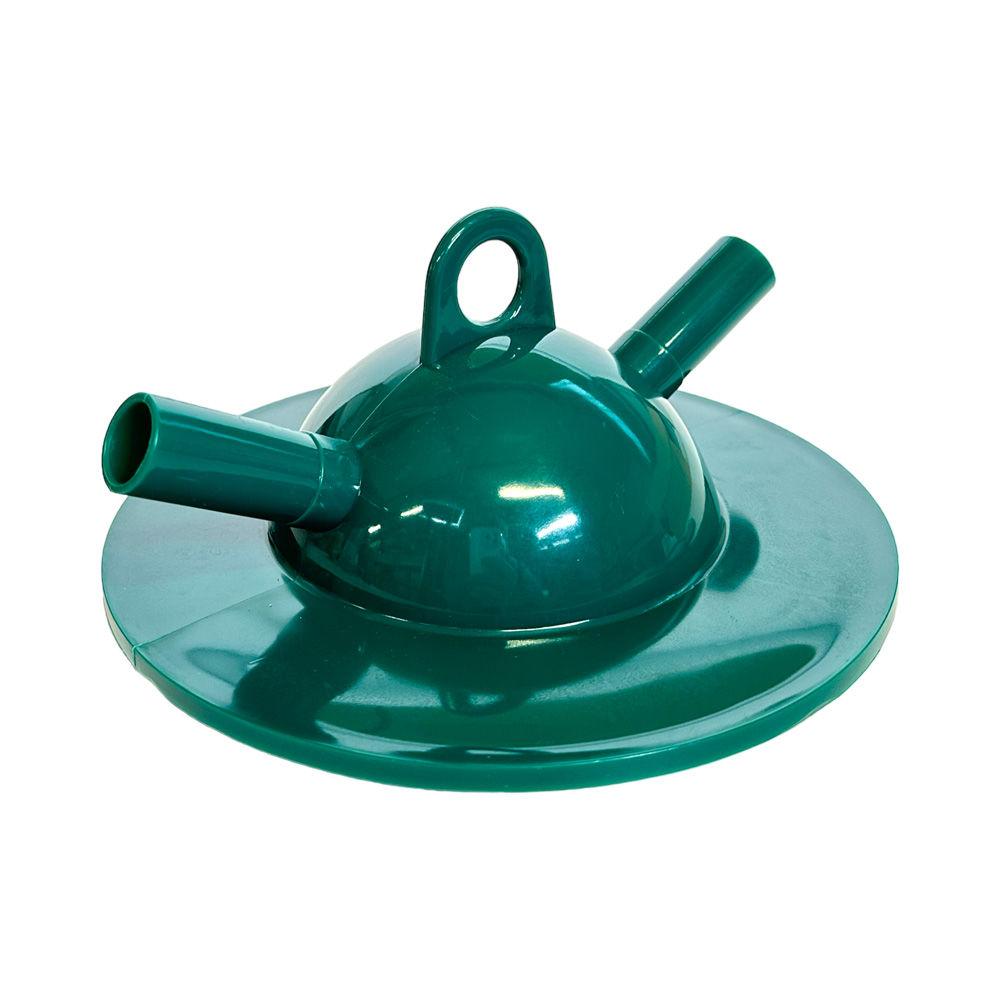 Kontrollmelkdeckel ,grün, mit Ausgang 16 x 20 mm , inklusive Dichtungsring 11111.