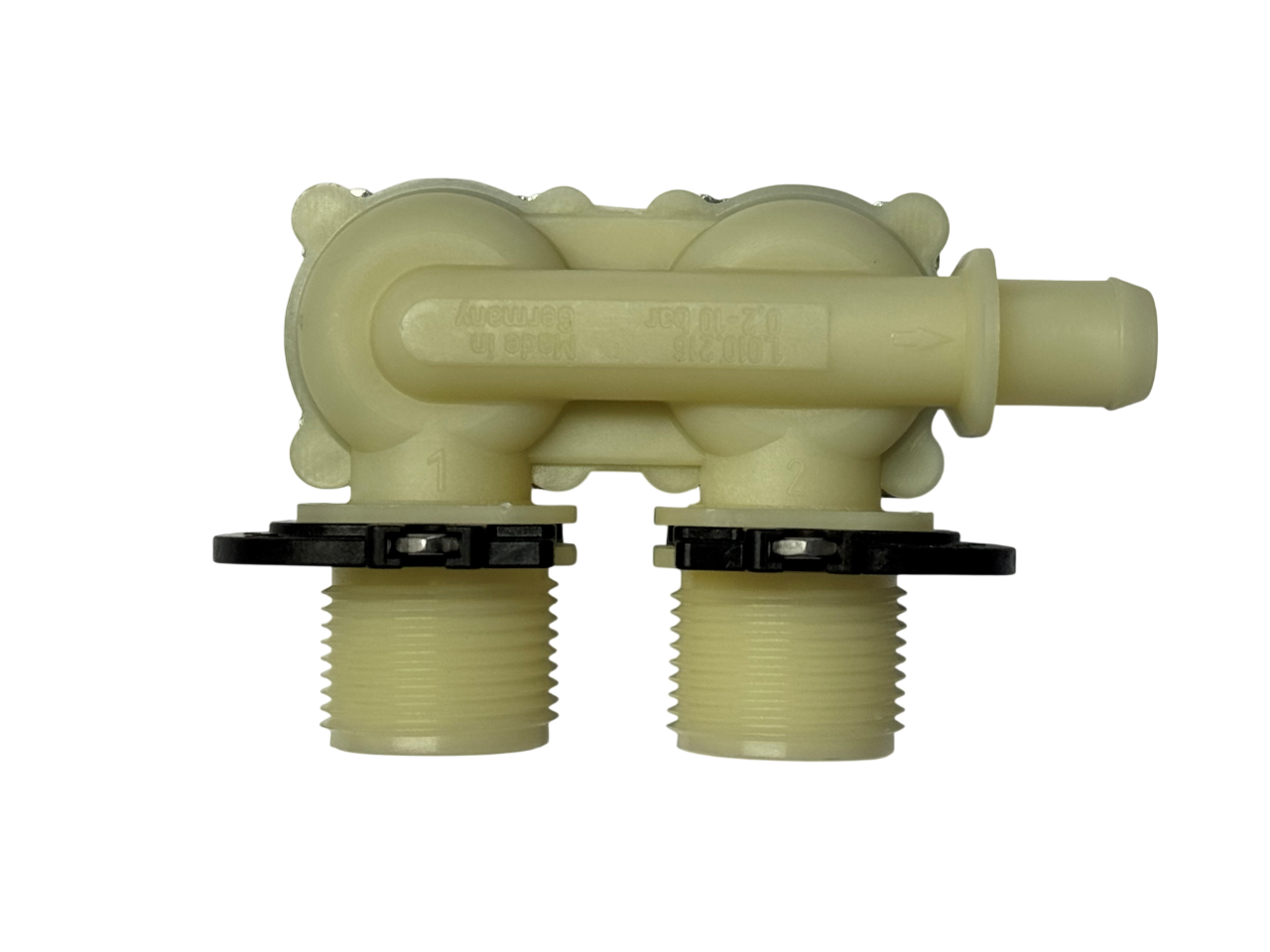 Mischventil, 230V, 2x ¾"Anschlussgewinde, 1x Ø 13,5mm Stutzen seitlich, ohne Spule, ohne Kabel & ohne Sieb